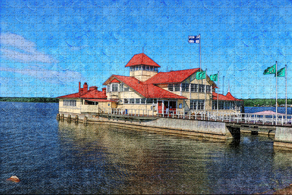 Finland Oak Island Jigsaw Puzzle Wooden 1000 Piece