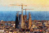 Spain Barcelona Jigsaw Puzzle Wooden 1000 Piece