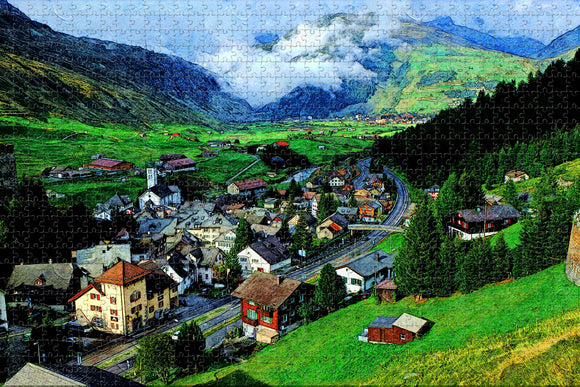 Alps Italy Jigsaw Puzzle Wooden 1000 Piece