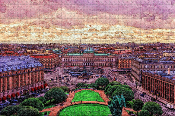 Russia St Petersburg Russia Jigsaw Puzzle Wooden 1000 Piece