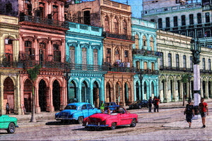 Old Town Havana Cuba Jigsaw Puzzle Wooden 1000 Piece