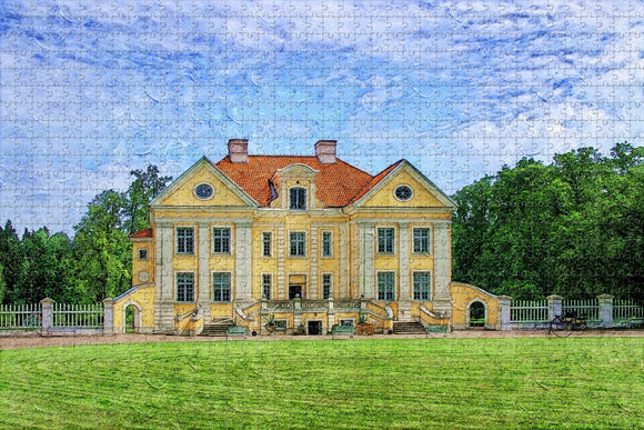 Estonia Palmse Manor Jigsaw Puzzle Wooden 1000 Piece