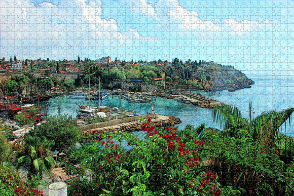 Turkey Side Antalya Jigsaw Puzzle Wooden 1000 Piece