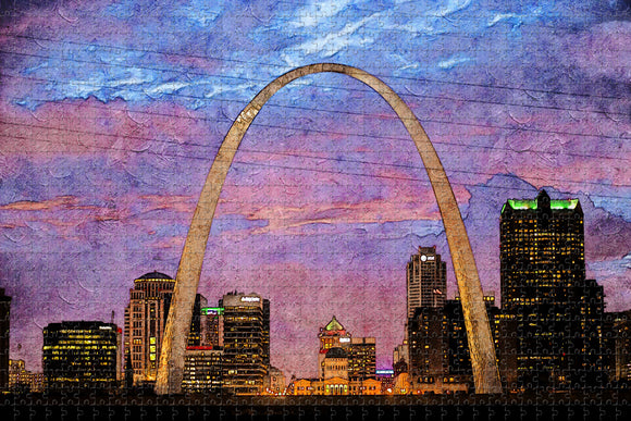 The Gateway Arch Saint Louis USA Jigsaw Puzzle Wooden 1000 Piece