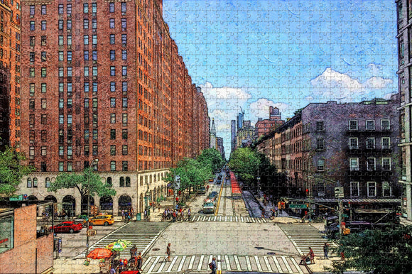 The High Line New York USA Jigsaw Puzzle Wooden 1000 Piece