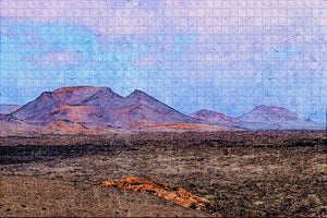 Spain Volcanic Island Park Lanzarote Jigsaw Puzzle Wooden 1000 Piece