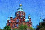 Finland Orthodox Uspensky Cathedral Helsinki Jigsaw Puzzle Wooden 1000 Piece