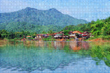 Tham Phu Kham Vang Vieng Laos Jigsaw Puzzle Wooden 1000 Piece