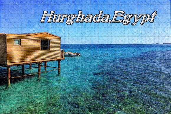 Egypt Gradient Hurghada Jigsaw Puzzle Wooden 1000 Piece