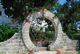Bermuda Moongate Garden Puzzle aus Holz, 1000 Teile