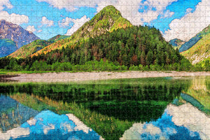 Lake Jasna Kranjska Gora Slovenia Jigsaw Puzzle Wooden 1000 Piece