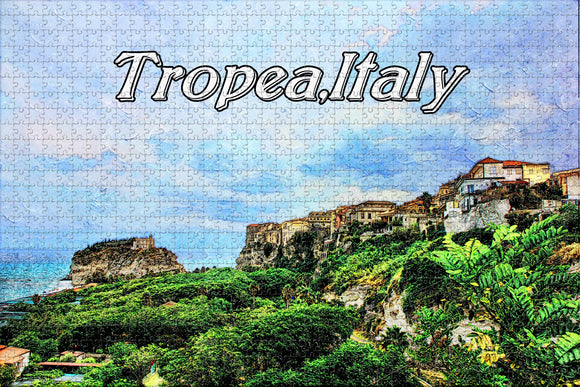 Italy Tropea Calabria Jigsaw Puzzle Wooden 1000 Piece