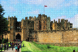 UK England Alnwick Castle Jigsaw Puzzle Wooden 1000 Piece