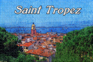 France Saint Tropez Jigsaw Puzzle Wooden 1000 Piece