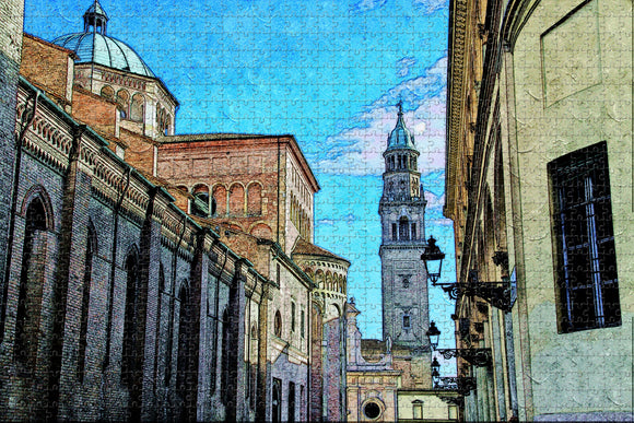 Italy Parma Cathedral Jigsaw Puzzle Wooden 1000 Piece