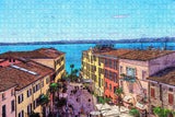 Italy Sirmione Lake Garda Jigsaw Puzzle Wooden 1000 Piece