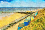 UK England Sheringham Breakwaters Jigsaw Puzzle Wooden 1000 Piece