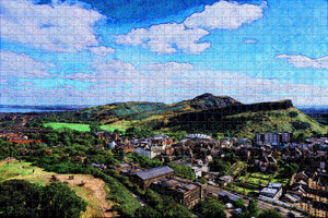 UK England Arthur's Seat Edinburgh Jigsaw Puzzle Wooden 1000 Piece