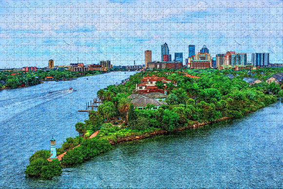 Tampa Bay Florida USA Jigsaw Puzzle Wooden 1000 Piece