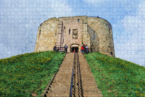 UK England York Clifford's Tower Jigsaw Puzzle Wooden 1000 Piece