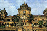 India Chhatrapati Shivaji Terminus Mumbai Jigsaw Puzzle Wooden 1000 Piece