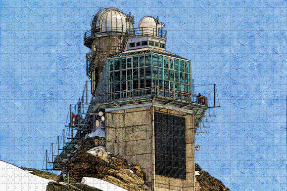 Switzerland Sphinx Observatory Interlaken Jigsaw Puzzle Wooden 1000 Piece