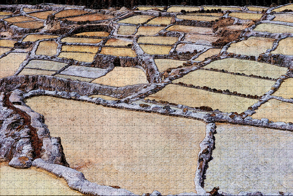 Salinas de Maras Peru Jigsaw Puzzle Wooden 1000 Piece