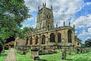 UK England Fairford Castle Jigsaw Puzzle Wooden 1000 Piece