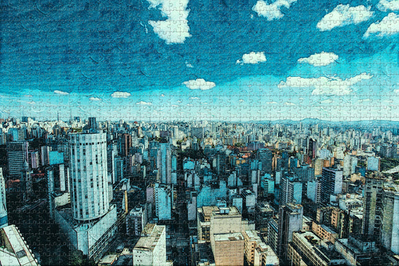 Brazil Sao Paulo Jigsaw Puzzle Wooden 1000 Piece