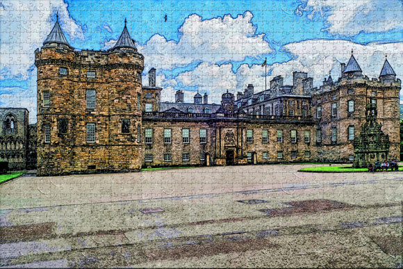 UK England Edinburgh Palace of Holyroodhouse Jigsaw Puzzle Wooden 1000 Piece