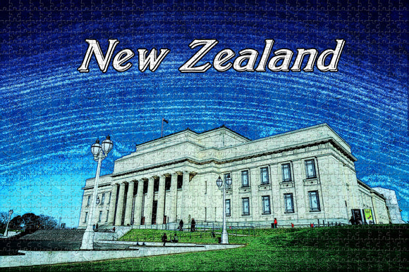 New Zealand Auckland War Memorial Museum Jigsaw Puzzle Wooden 1000 Piece