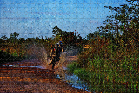 Belize Motorcycle Jigsaw Puzzle Wooden 1000 Piece