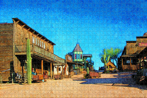 Ghost Town Goldfield Arizona USA Jigsaw Puzzle Wooden 1000 Piece