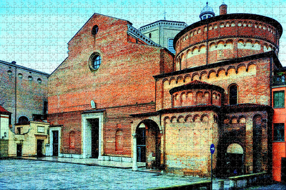 Italy Padova Church Jigsaw Puzzle Wooden 1000 Piece