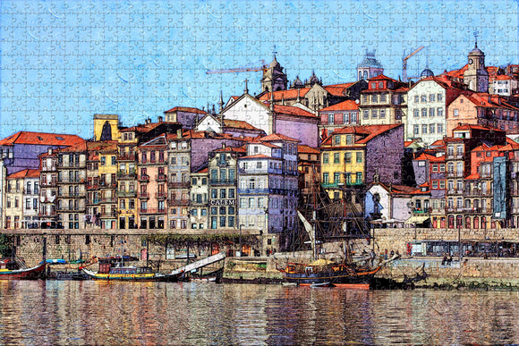 Portugal Gaia Jigsaw Puzzle Wooden 1000 Piece