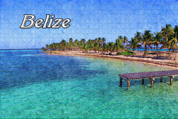 Belize City Belize Jigsaw Puzzle Wooden 1000 Piece