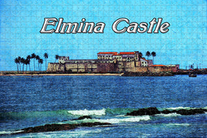 Ghana Elmina Castle Jigsaw Puzzle Wooden 1000 Piece