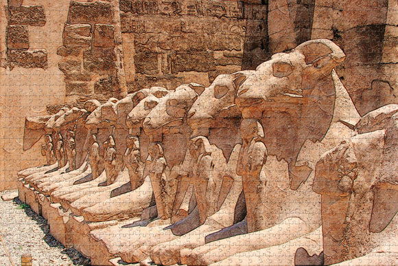 Egypt Temple of Karnak Luxor Jigsaw Puzzle Wooden 1000 Piece