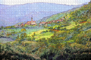 Italy Pareto Monferrato Jigsaw Puzzle Wooden 1000 Piece