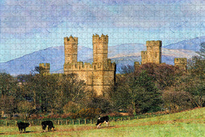 UK England Caernarfon Castle Jigsaw Puzzle Wooden 1000 Piece