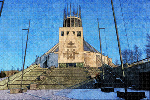 UK England Liverpool Cathedral Jigsaw Puzzle Wooden 1000 Piece