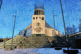 UK England Liverpool Cathedral Jigsaw Puzzle Wooden 1000 Piece