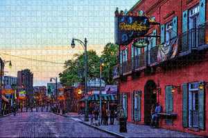 USA America Beale Street Memphis Jigsaw Puzzle Wooden 1000 Piece