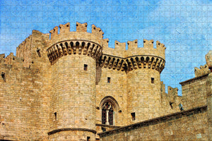 Greece Avenue of the Knights Rhodes Jigsaw Puzzle Wooden 1000 Piece