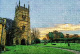 UK England Evesham Jigsaw Puzzle Wooden 1000 Piece