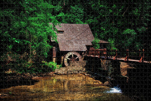 Mill House Alabama USA Jigsaw Puzzle Wooden 1000 Piece