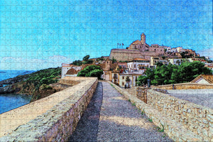 Spain Dalt Vila Ibiza Jigsaw Puzzle Wooden 1000 Piece