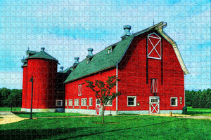 Indiana Barn USA Jigsaw Puzzle Wooden 1000 Piece