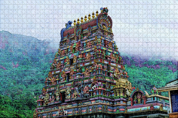 Temple Victoria Seychelles Jigsaw Puzzle Wooden 1000 Piece