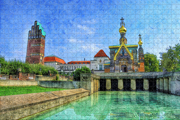 Germany Darmstadt Jigsaw Puzzle Wooden 1000 Piece